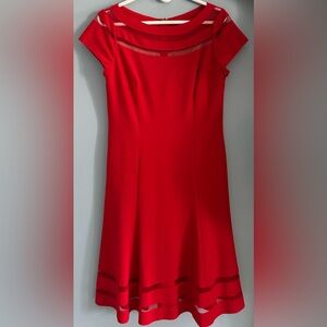 Sara Emanuel Anthropologie Red dress. (Size 12)
